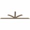 Ekena Millwork Richland Smooth Timber Gable Bracket, Douglas Fir, 84"W x 28"H x 1 1/2"D x 3 1/2"F, 8/12 Pitch GBW084X28X0204RIC00SDF - alternate 5